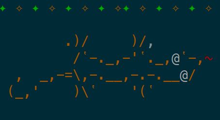 a small asciiart gecko
